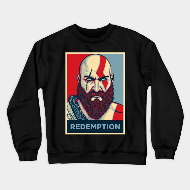 REDEMPTION - KRATOS'S EDITION Crewneck Sweatshirt by ChrisHarrys